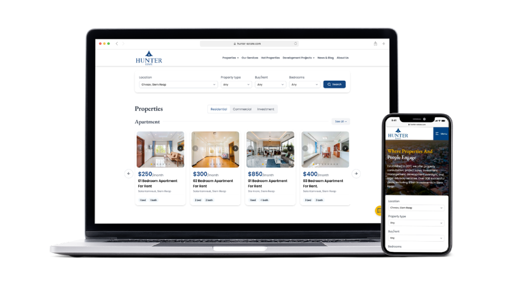 Real Estate Listing Website